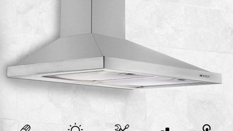 Tieasy 30” Wall Mount Range Hood Review – 450 CFM, LED Light And 3-Speed Fan