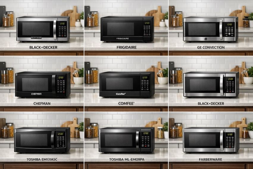 Affordable countertop microwaves 2026: compact, stainless steel, eco-friendly kitchen ovens.