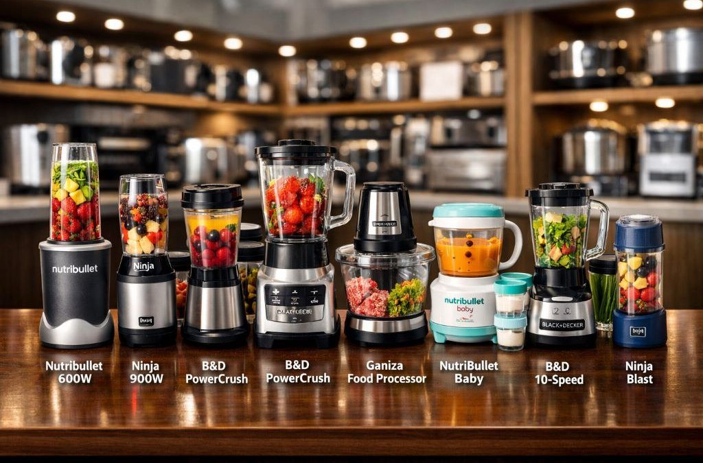 Best affordable kitchen blenders 2026 comparison featuring portable and countertop blenders for smoothies, shakes, and food prep.