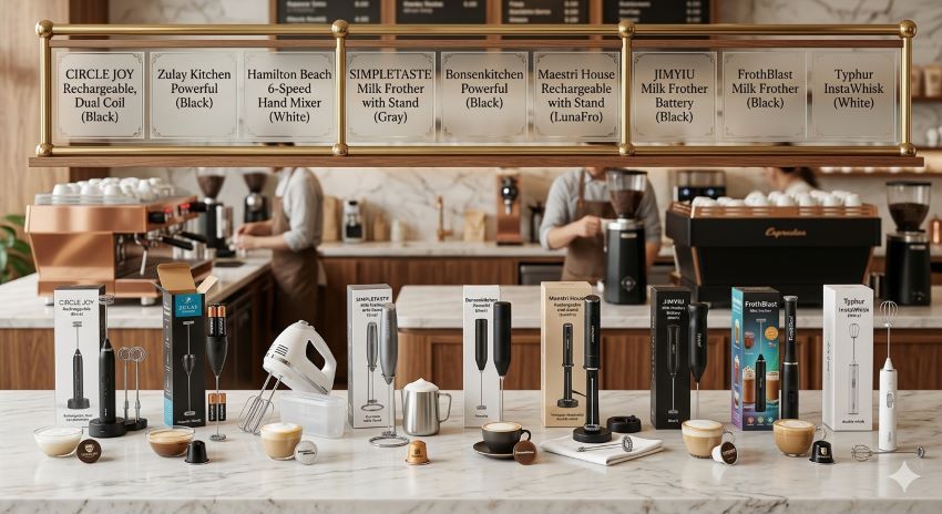Best affordable milk frothers in California for creamy latte and cappuccino foam at home