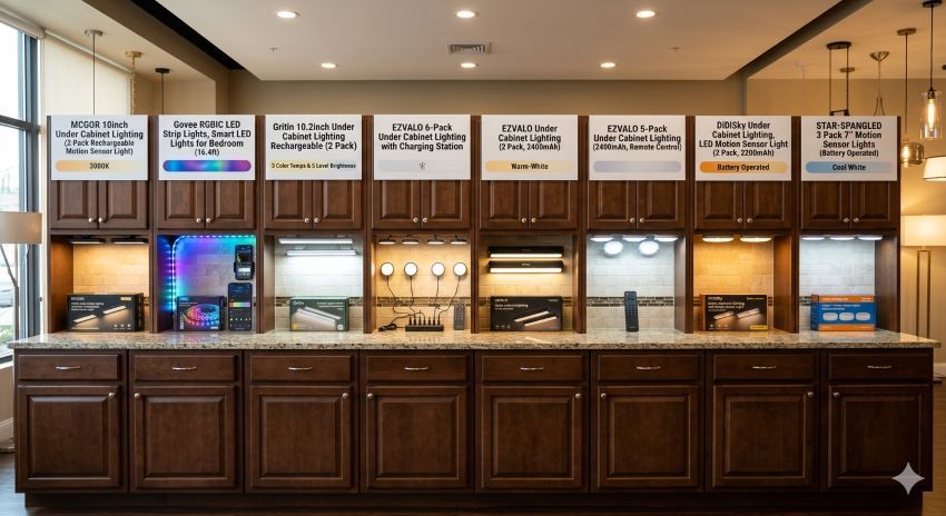Best affordable LED strip and cabinet lights in California for smart home lighting upgrades