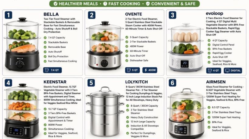 Best Affordable Electric Food Steamers in Washington (WA) – The Secret to Fast Healthy Meals at Home