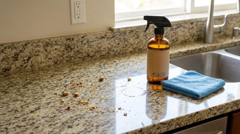 How to Clean Counters Using the Best Cleaner Spray