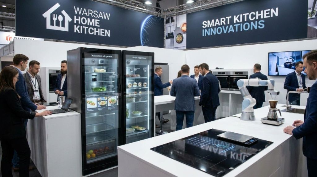 Smart kitchen technology displayed at Warsaw Home Kitchen fair