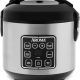 AROMA Digital Rice Cooker preparing fluffy rice and steamed vegetables in an Arizona kitchen