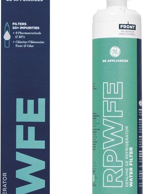 Affordable GE RPWFE genuine refrigerator water filter for fresh-tasting water and ice