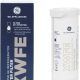 Genuine GE XWFE refrigerator filter reducing contaminants for cleaner drinking water