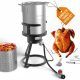 GasOne 30QT turkey fryer set for outdoor cooking in Texas