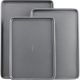 GoodCook Everyday nonstick baking sheet set stacked on a kitchen countertop