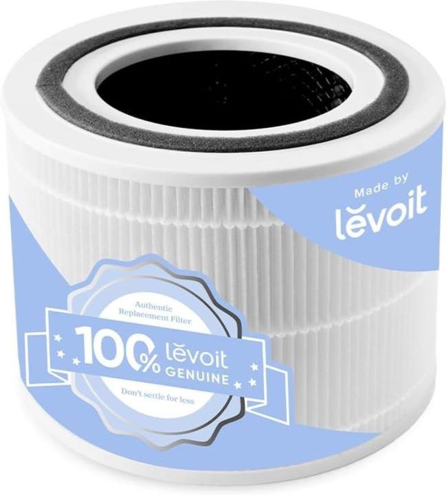 Levoit Core 300-P air purifier filter with HEPA and activated carbon layers in Pennsylvania