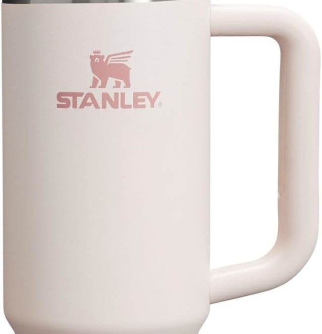 STANLEY Quencher H2.0 tumbler with handle and straw for everyday hydration in California