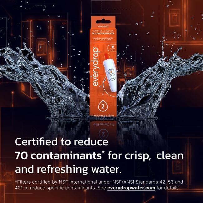 everydrop EDR2RXD1 replacement filter for cleaner-tasting drinking water and ice