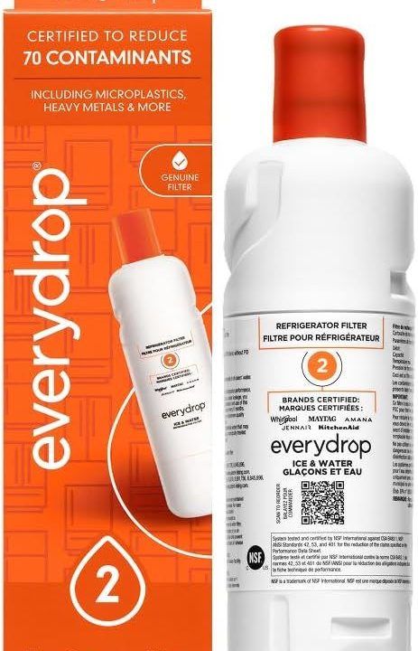 everydrop EDR2RXD1 refrigerator water filter installed in a New Jersey home