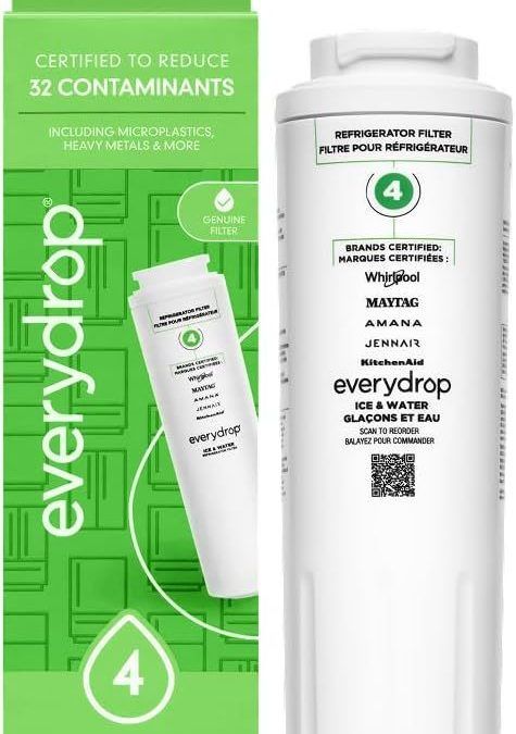 everydrop EDR4RXD1 refrigerator water filter installed in an Arizona kitchen