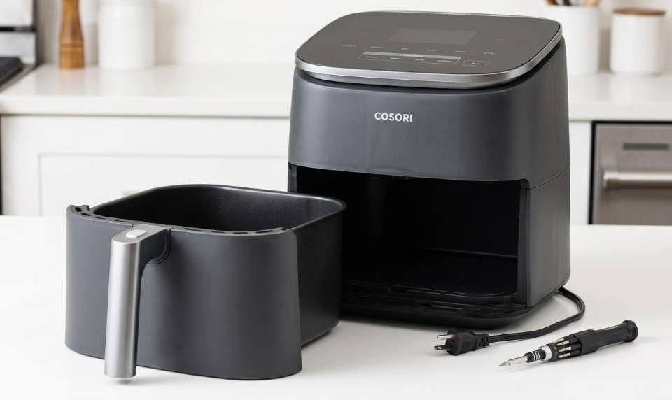 Cosori 9-in-1 TurboBlaze air fryer with fan noise problem