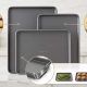 GoodCook baking sheet set arranged on kitchen counter