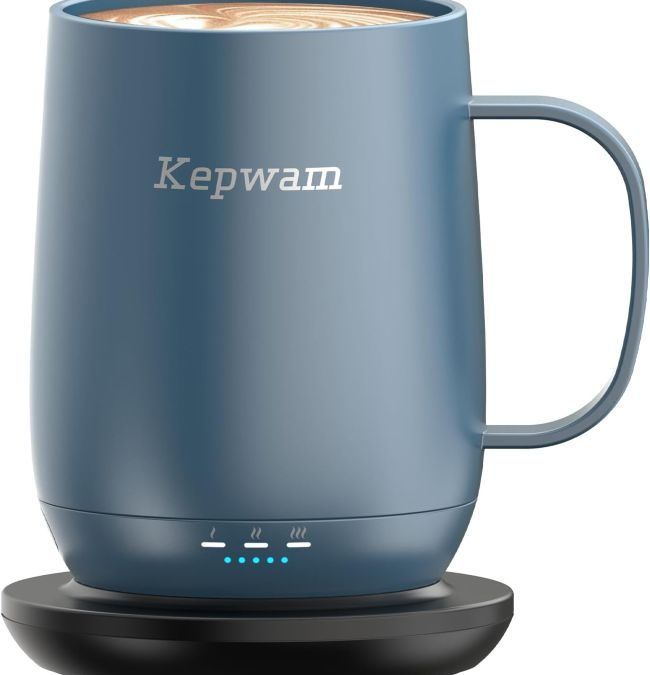 Kepwam Self-Heating Coffee Mug T2 16-oz heated mug
