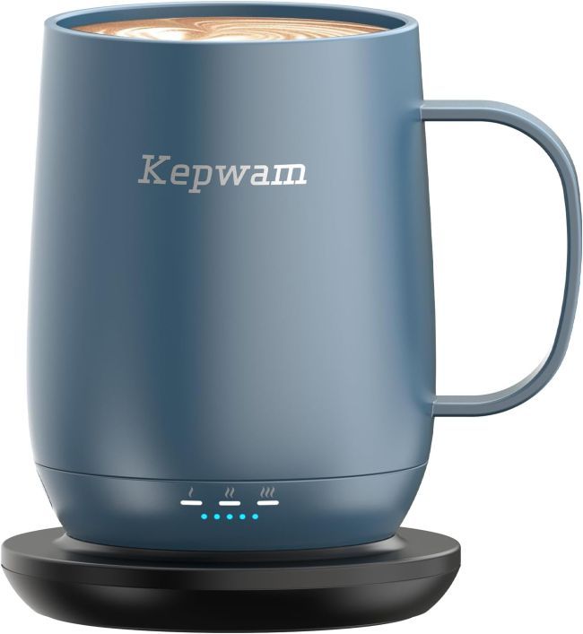 Kepwam Self-Heating Coffee Mug T2 16-oz heated mug