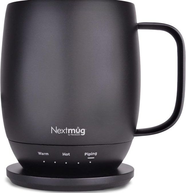 Nextmug Self-Heating Mug with long-lasting battery