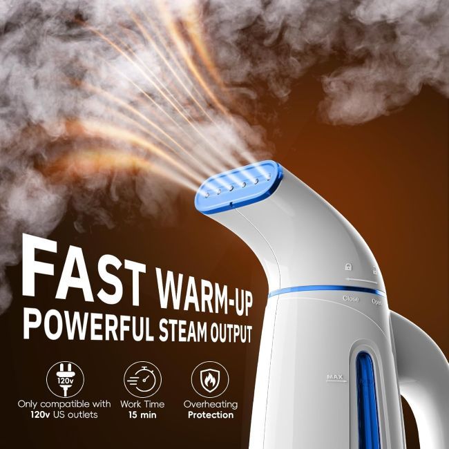 OGHom handheld 700W clothes steamer designed for convenient everyday use in Oklahoma