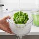 OXO Salad Spinner drying fresh lettuce greens