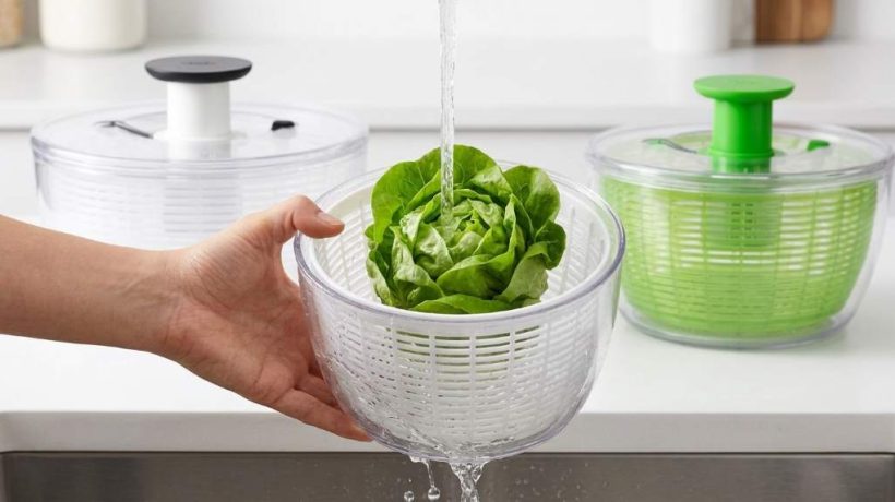 How to Dry Greens in the OXO Salad Spinner