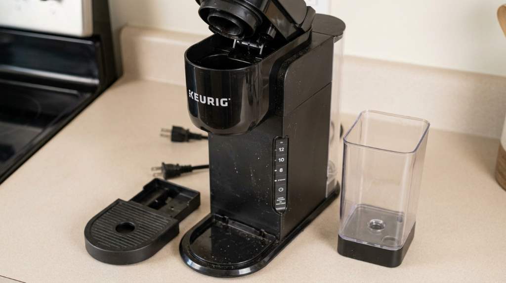 Removing and washing Keurig K Express drip tray