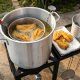 Rovsun Seafood Boiler frying crispy fish outdoors