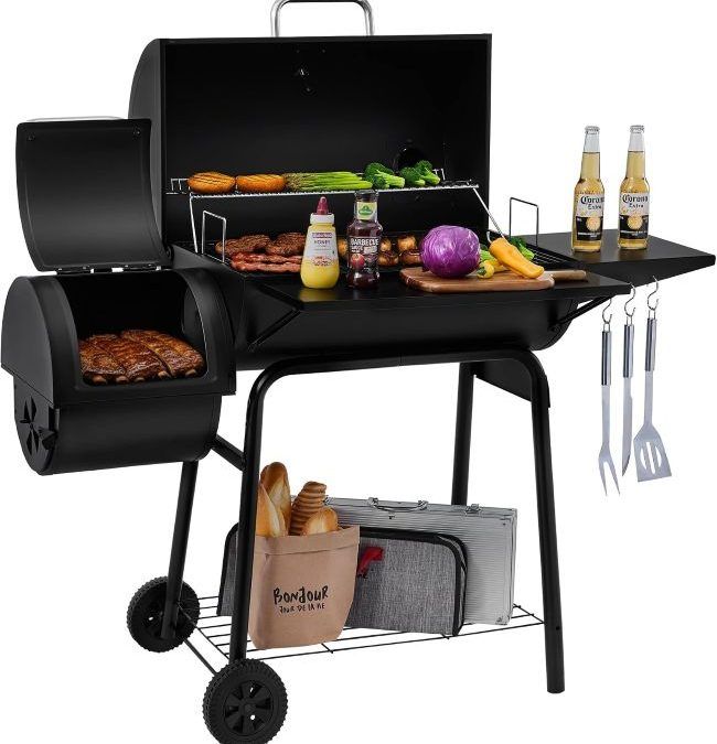 Royal Gourmet CC1830S Charcoal Grill and Offset Smoker