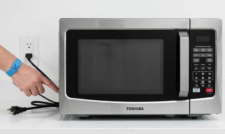 Toshiba EM131A5C-SS microwave not heating troubleshooting