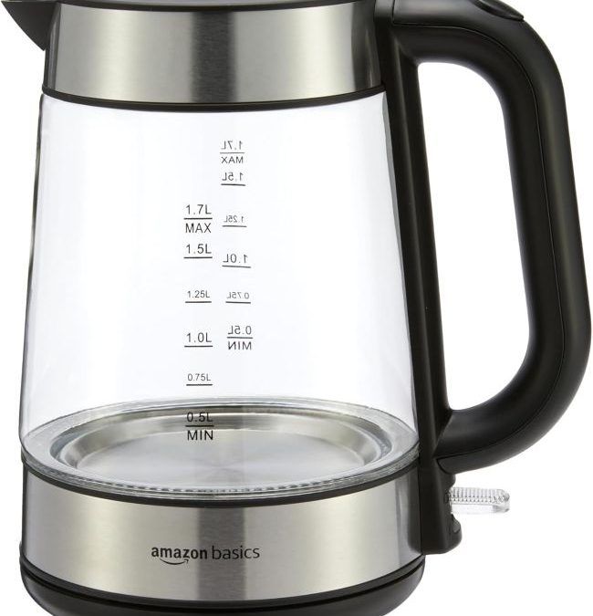 Amazon Basics Electric Kettle for tea and coffee