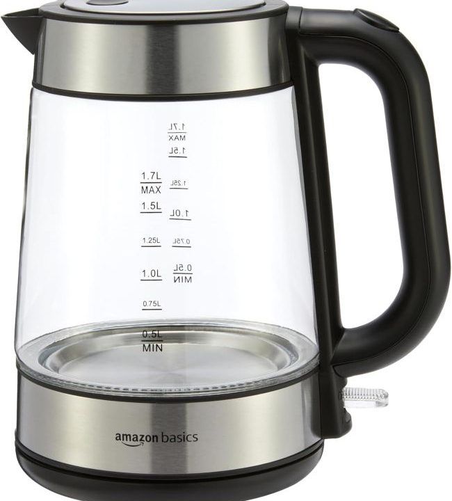Amazon Basics Electric Kettle for tea and coffee
