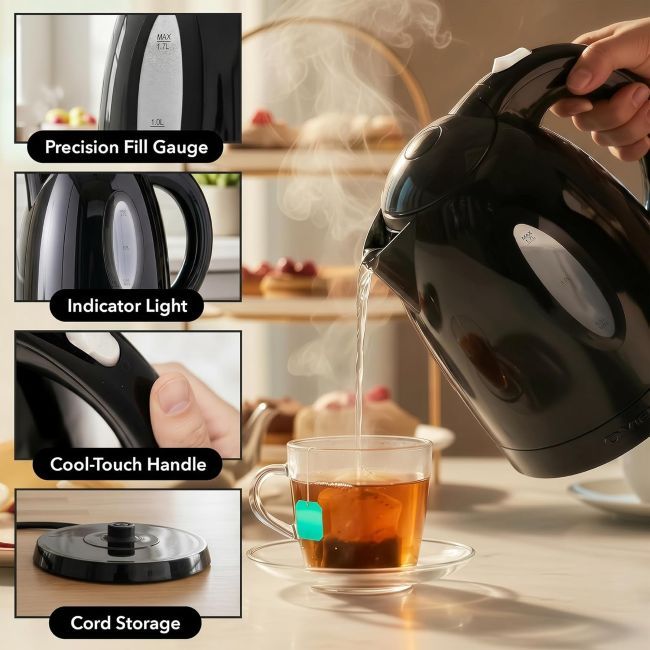 OVENTE hot water kettle for tea and everyday beverages