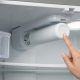 Replacing Frigidaire WF3CB refrigerator water filter inside filter housing